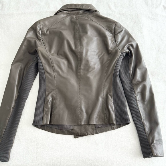 Vince Leather Scuba Jacket XS - Picture 5 of 15